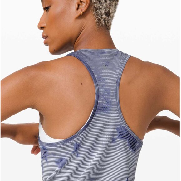 Lululemon Swiftly Tech Tank 2.0 *Wash Shibori Stripe Midnight Orchid - Picture 4 of 9